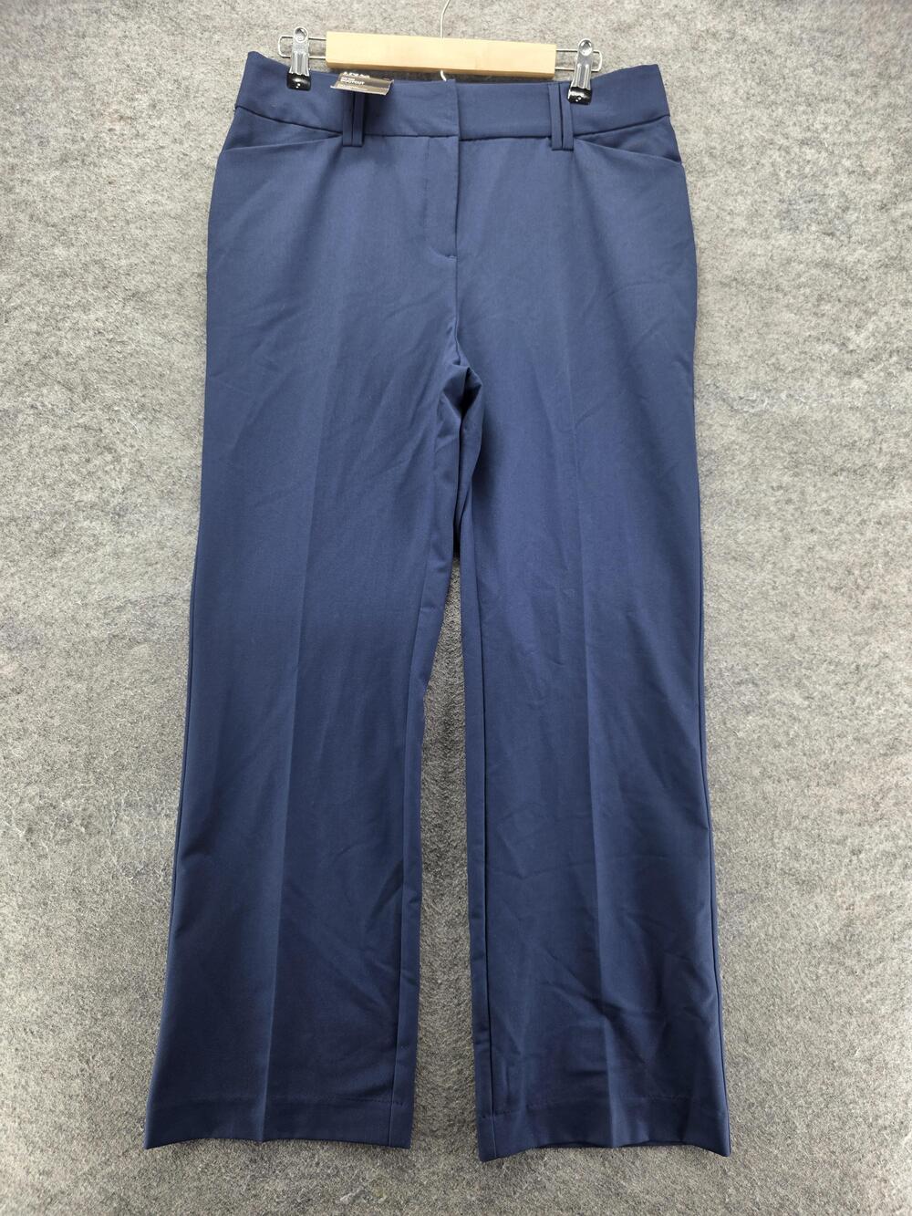 INC International Concepts Pants Womens 10 Blue Bootcut Twill Stretch 32 In